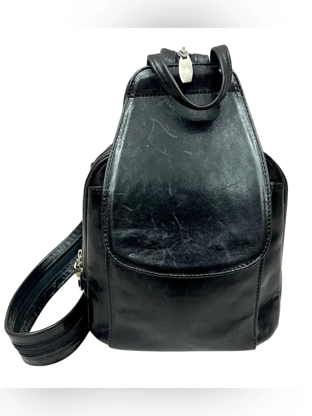 Vintage Y2K OZ Orifaz Argentine Small Leather Backpack Purse